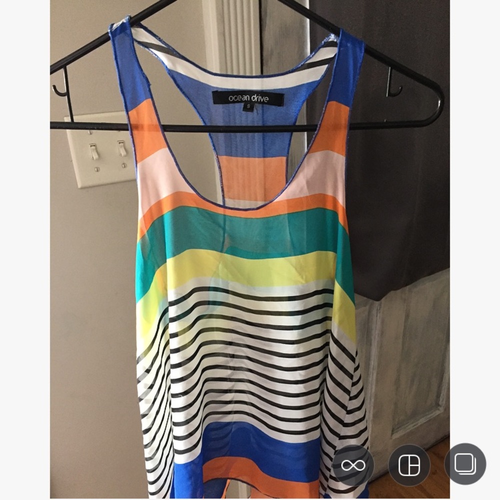 Ocean Drive Racer Back Shirt size s